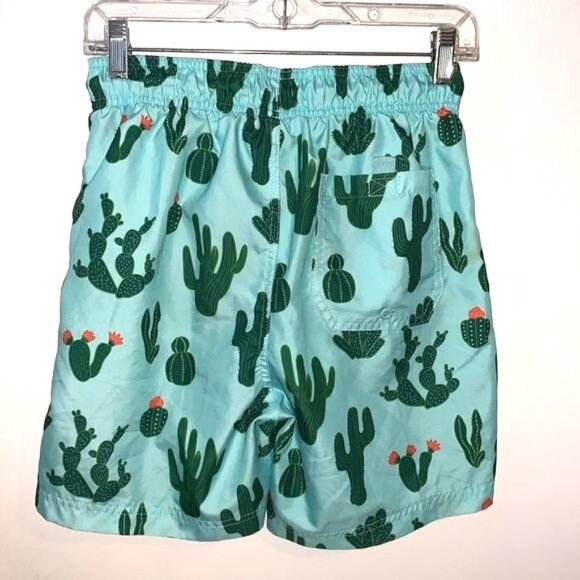 George Cactus Print Swim Shorts Mens S 28-30 Polyester - Picture 5 of 9